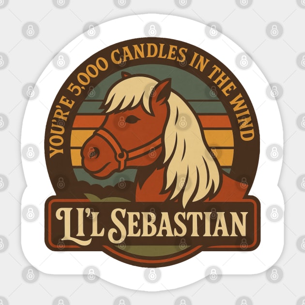 Legends in the Wind: Lil Sebastian Sticker by Tv Moments